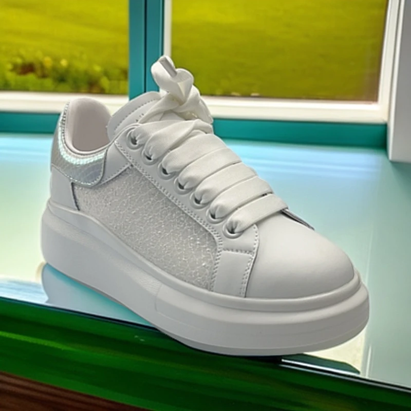 E9-6/6629深口厚底小白鞋百搭韩版潮流休闲鞋