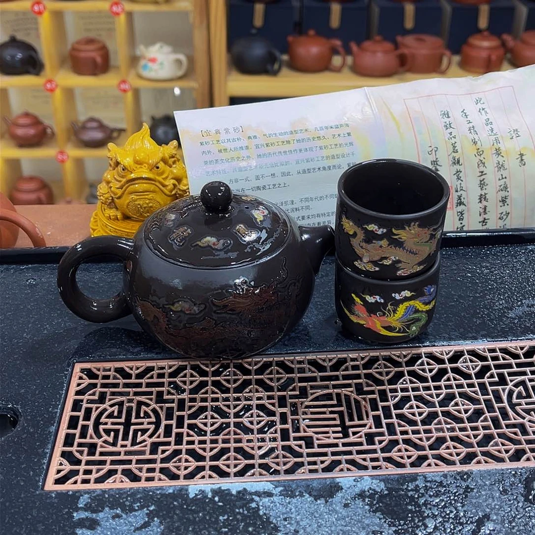 紫砂茶案紫砂壶250cc