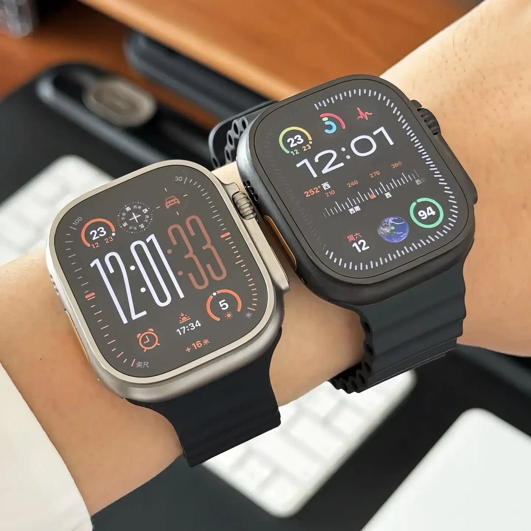 顶配新款ultra微信版iWatch华强北智能手表S10超薄运动防水测血压