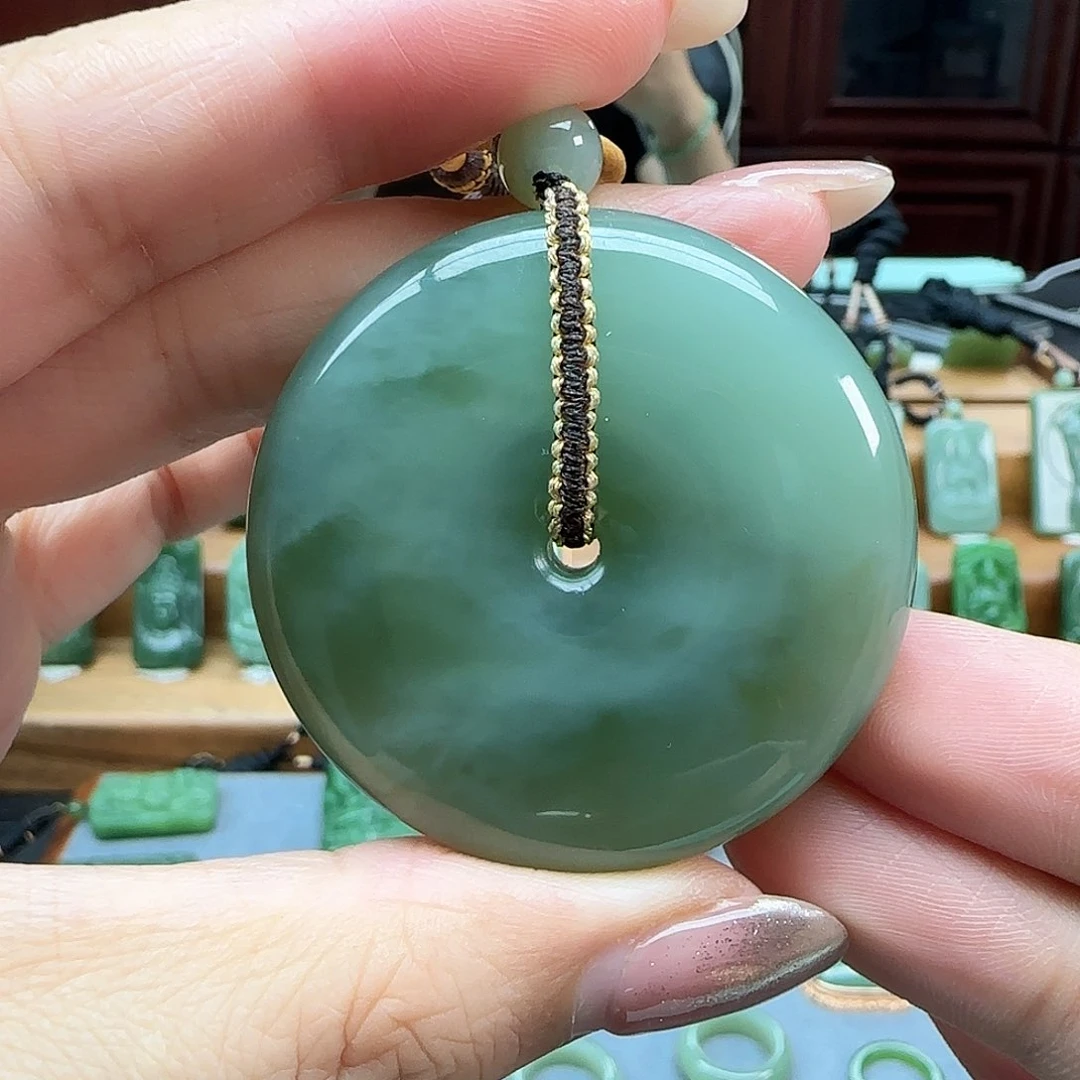 和田玉（碧玉）未镶嵌吊坠(不含链)