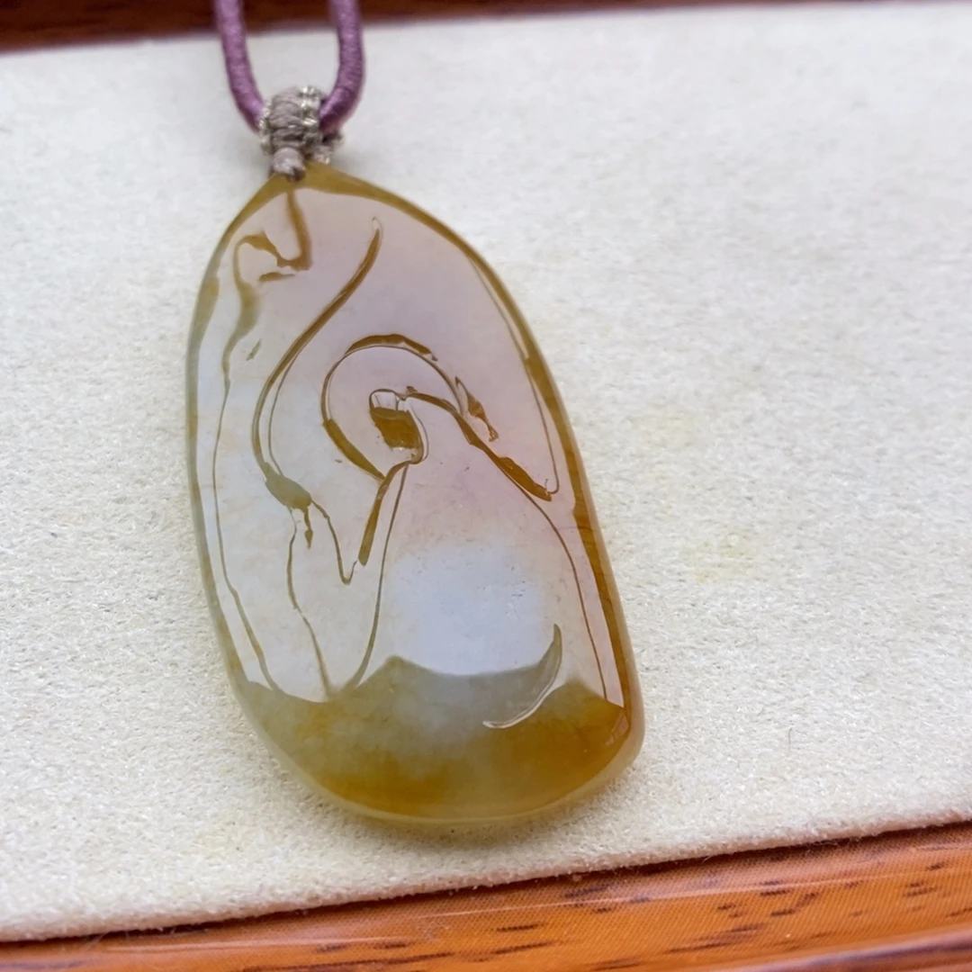 翡翠未镶嵌颈饰吊坠12