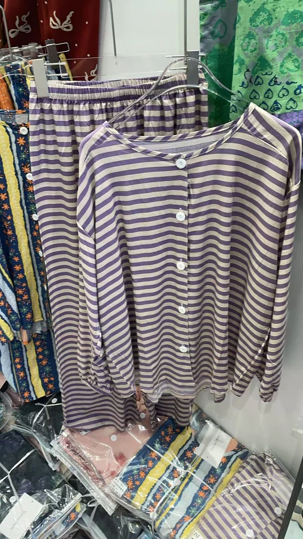 【主播推荐】女士山东特产棉绸套装533