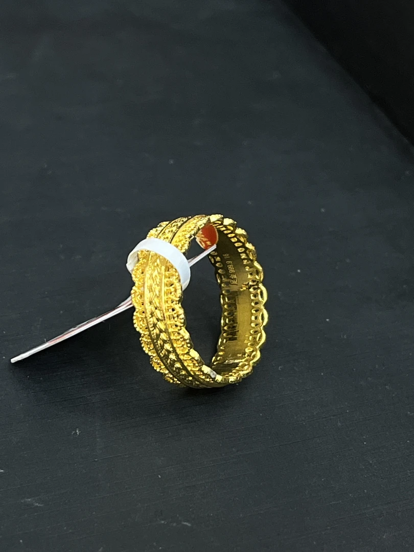 【金展珠宝】足金 腰缠万贯戒指