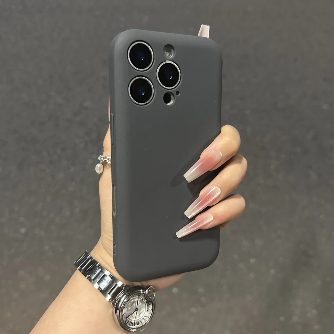 小众适用苹果16手机壳iPhone15promax简约14防摔全包13/12/11女款