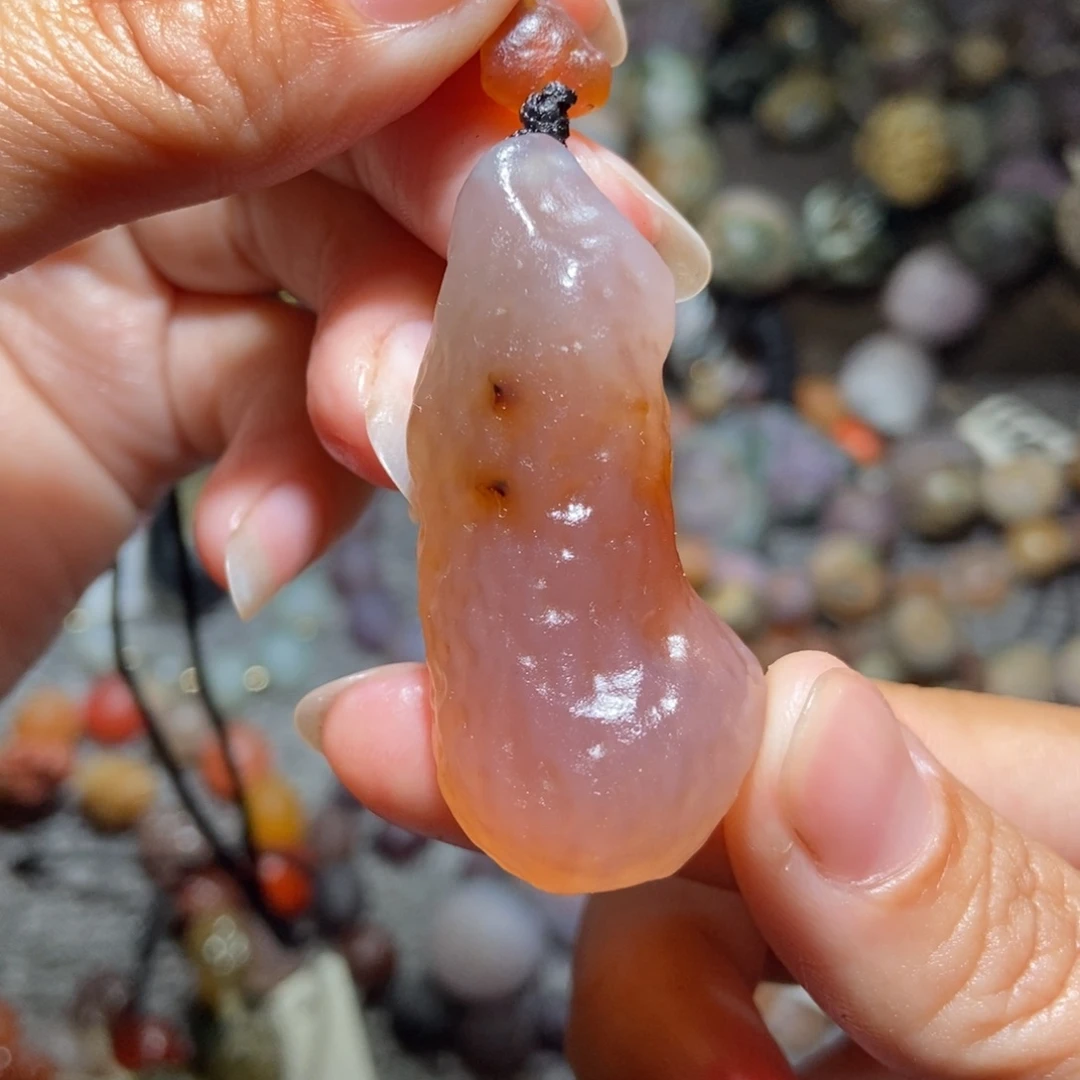 未镶嵌玛瑙/玉髓珠宝半成品