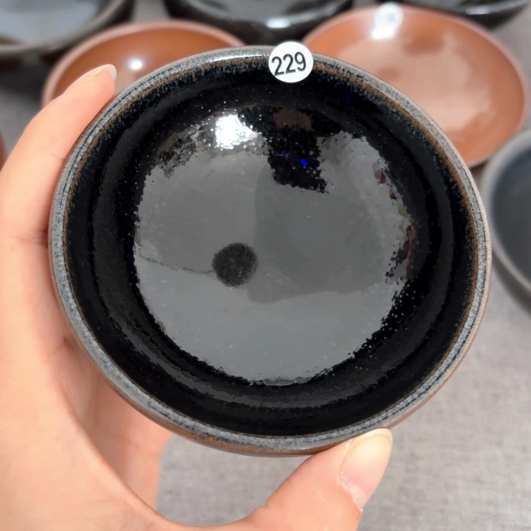 茶盏子衿手工柴烧盏磨底刻字229