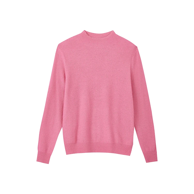 【女乔专属】典雅柔软舒适针织衫秋套头亲肤打底衫X09BZS8543