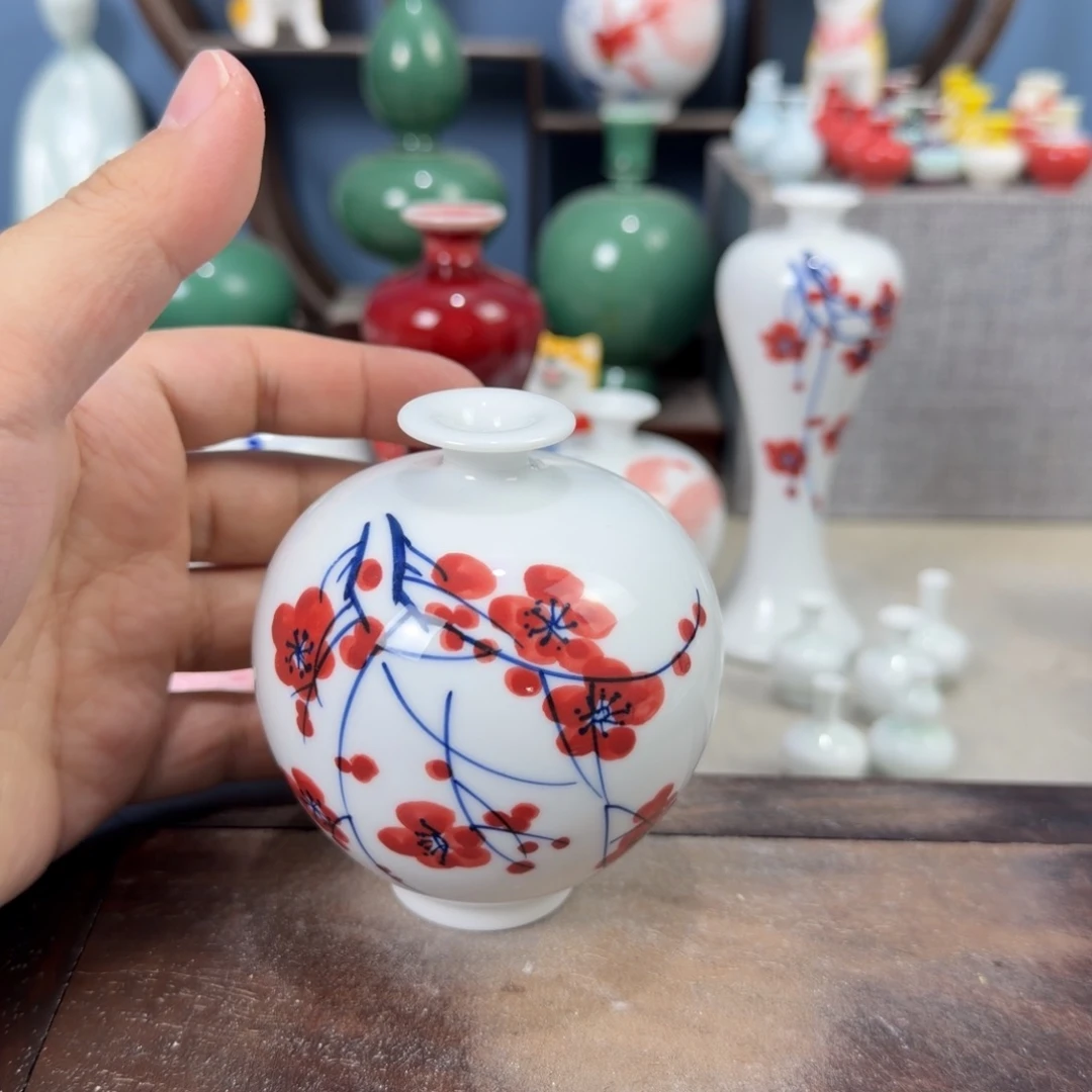 陶瓷手工小花器摆件