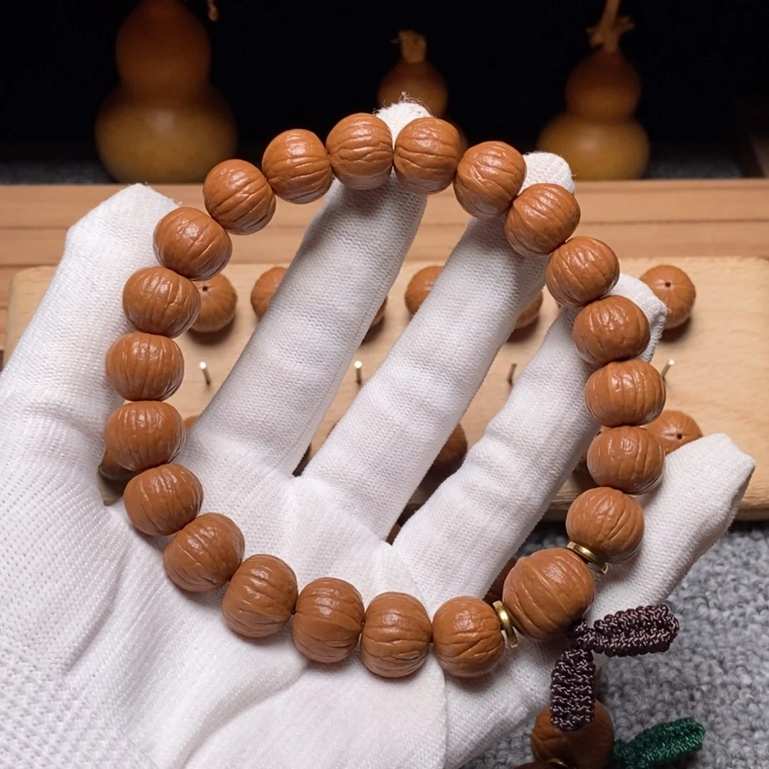 猴头核桃手串南瓜毕业款66颗籽