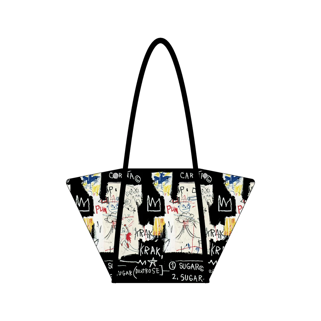 嘉哥 巴斯奎特细肩带元宝包可爱单肩斜跨休闲通勤大容量帆布包女