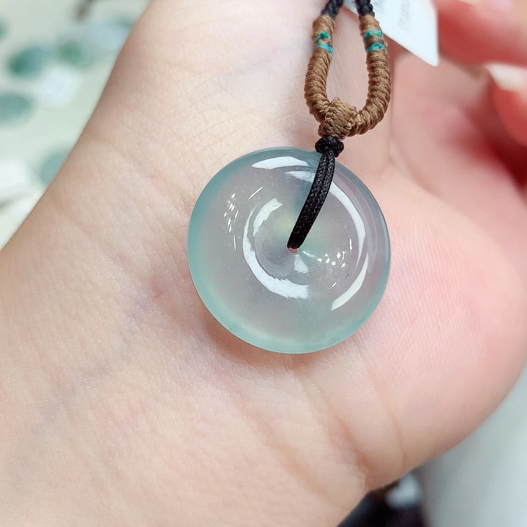 翡翠未镶嵌颈饰翡翠34，20.8/5.3