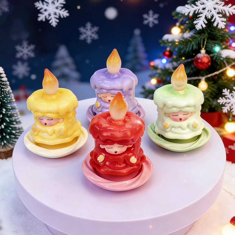 【小蜡烛】铪财-转转好运来解压治愈diy车载萌粒办公摆件