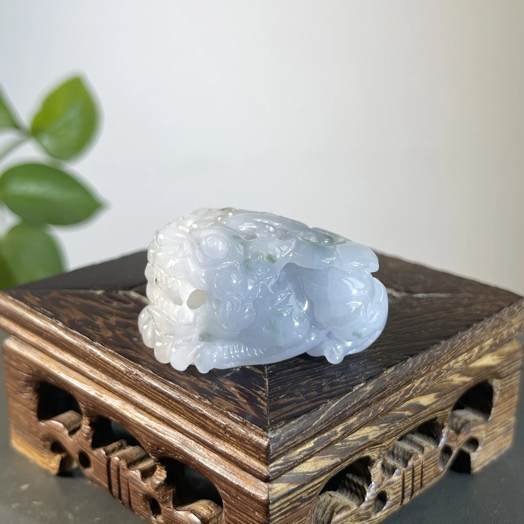 JGW17-127 天然缅甸A货翡翠  貔貅