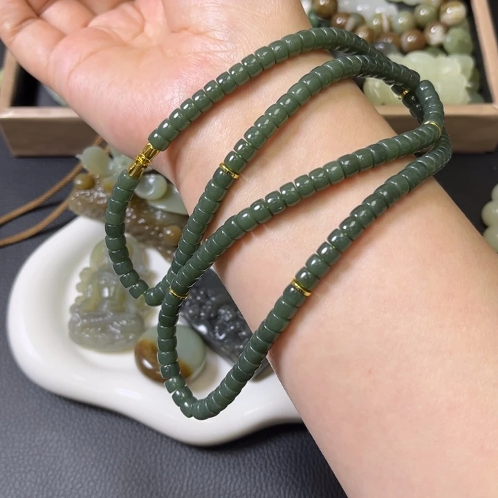 和田玉未镶嵌项链