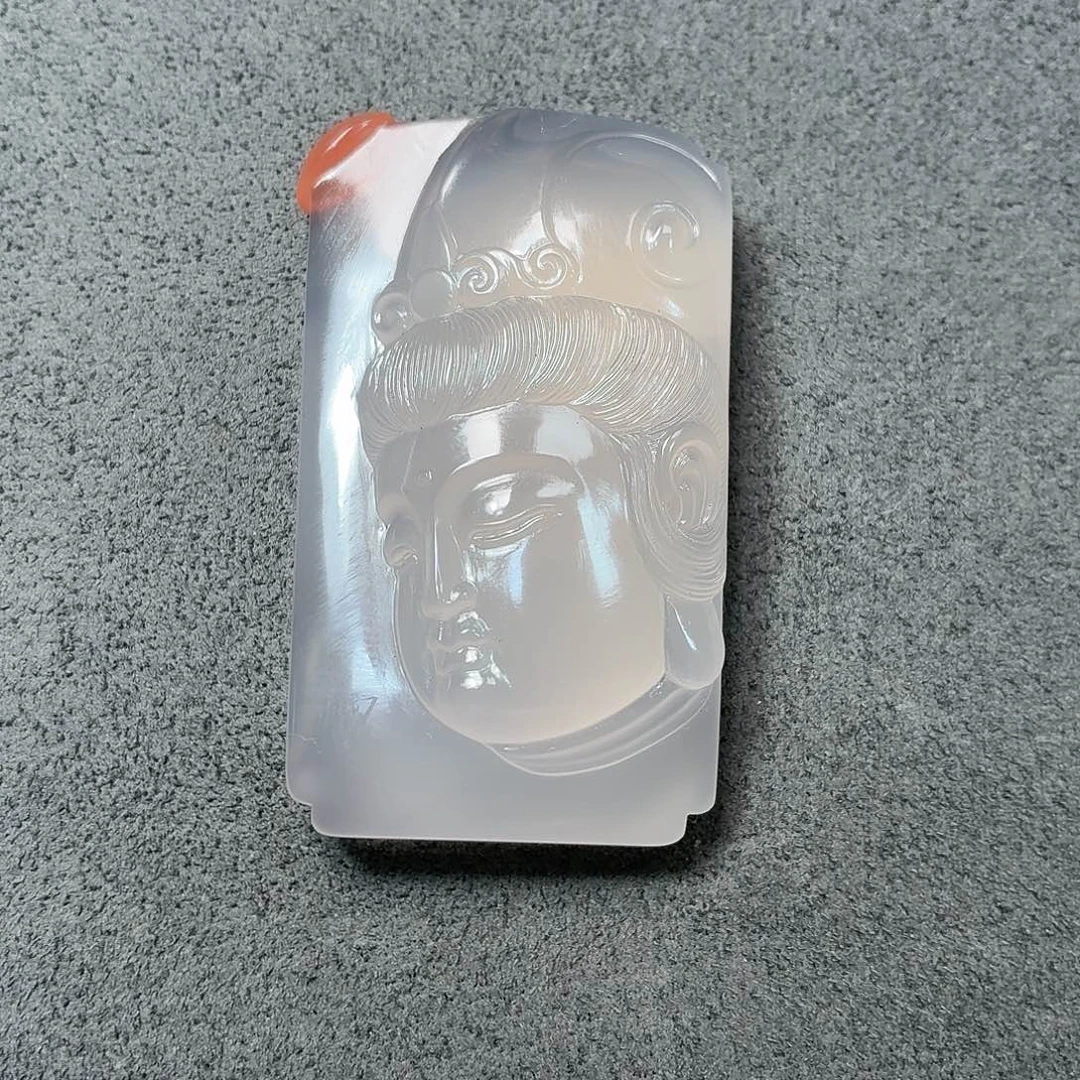 南红玛瑙未镶嵌观音