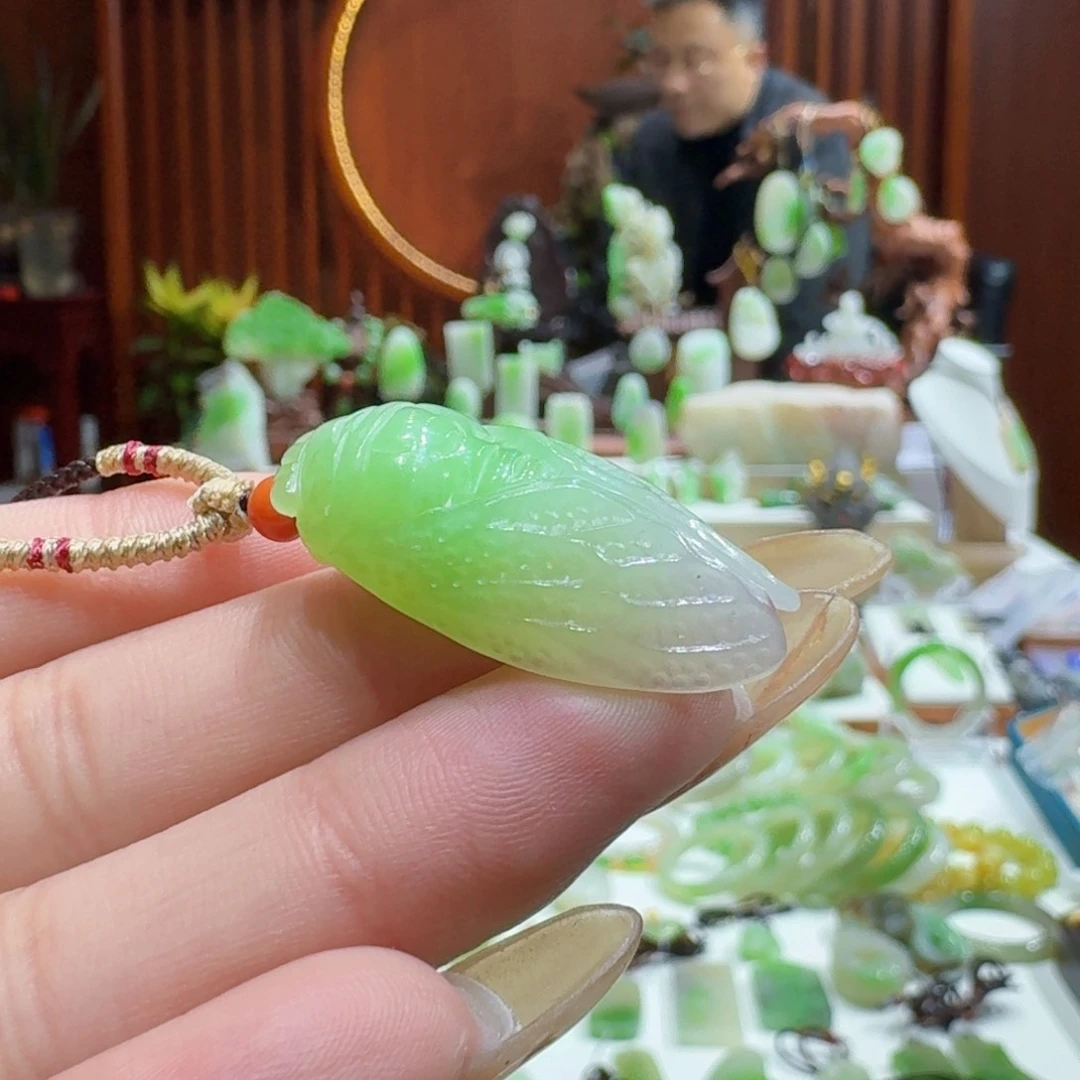 和田玉翠青金蝉未镶嵌