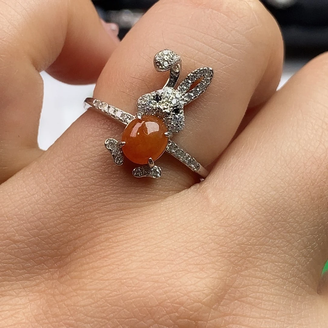 翡翠未镶嵌戒指翡翠