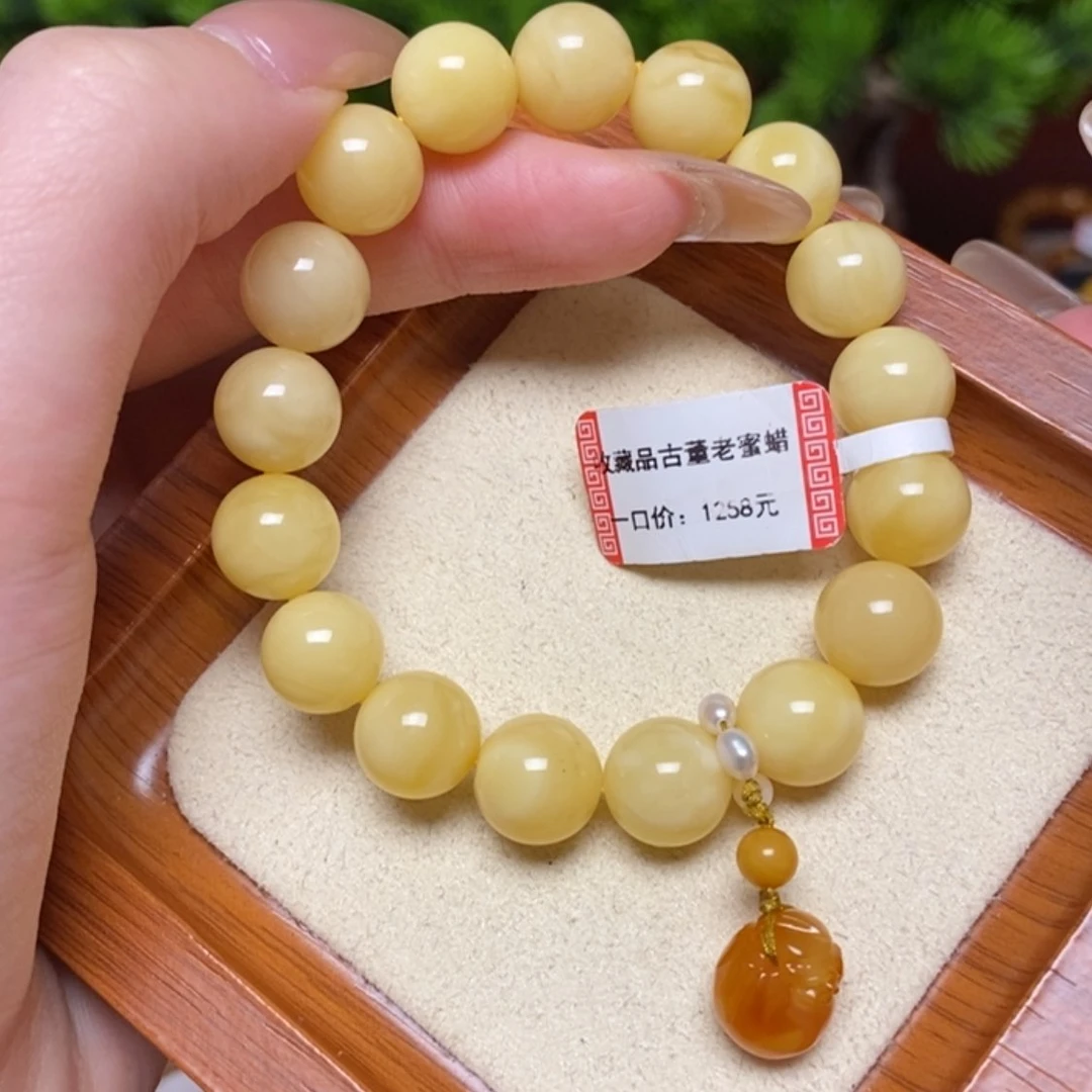【闪购商品】未镶嵌蜜蜡手链手串