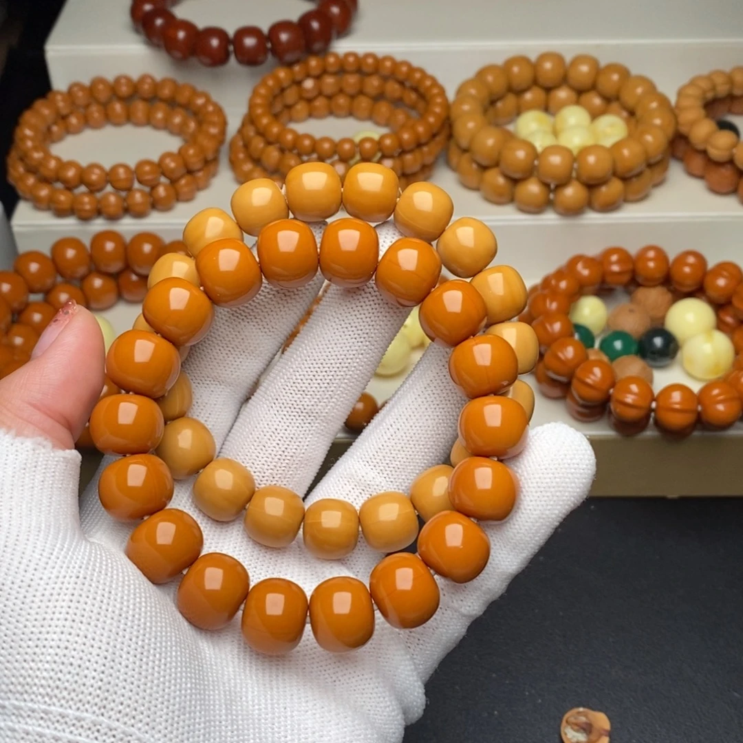 雨***了猴头核桃手串两条老邢