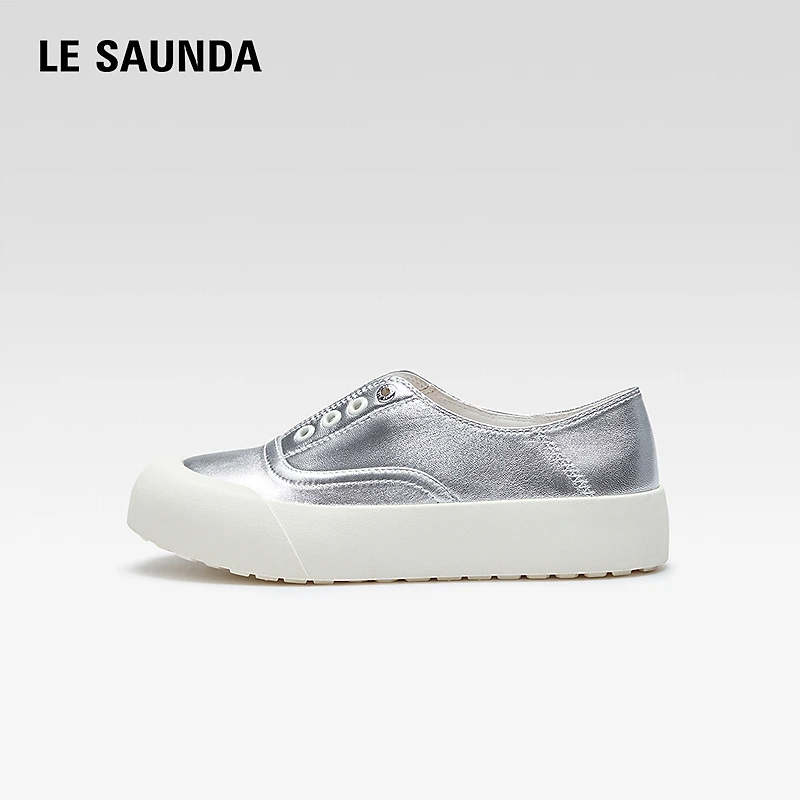 莱尔斯丹LSY系列休闲一脚蹬圆头懒人鞋女鞋5T39301