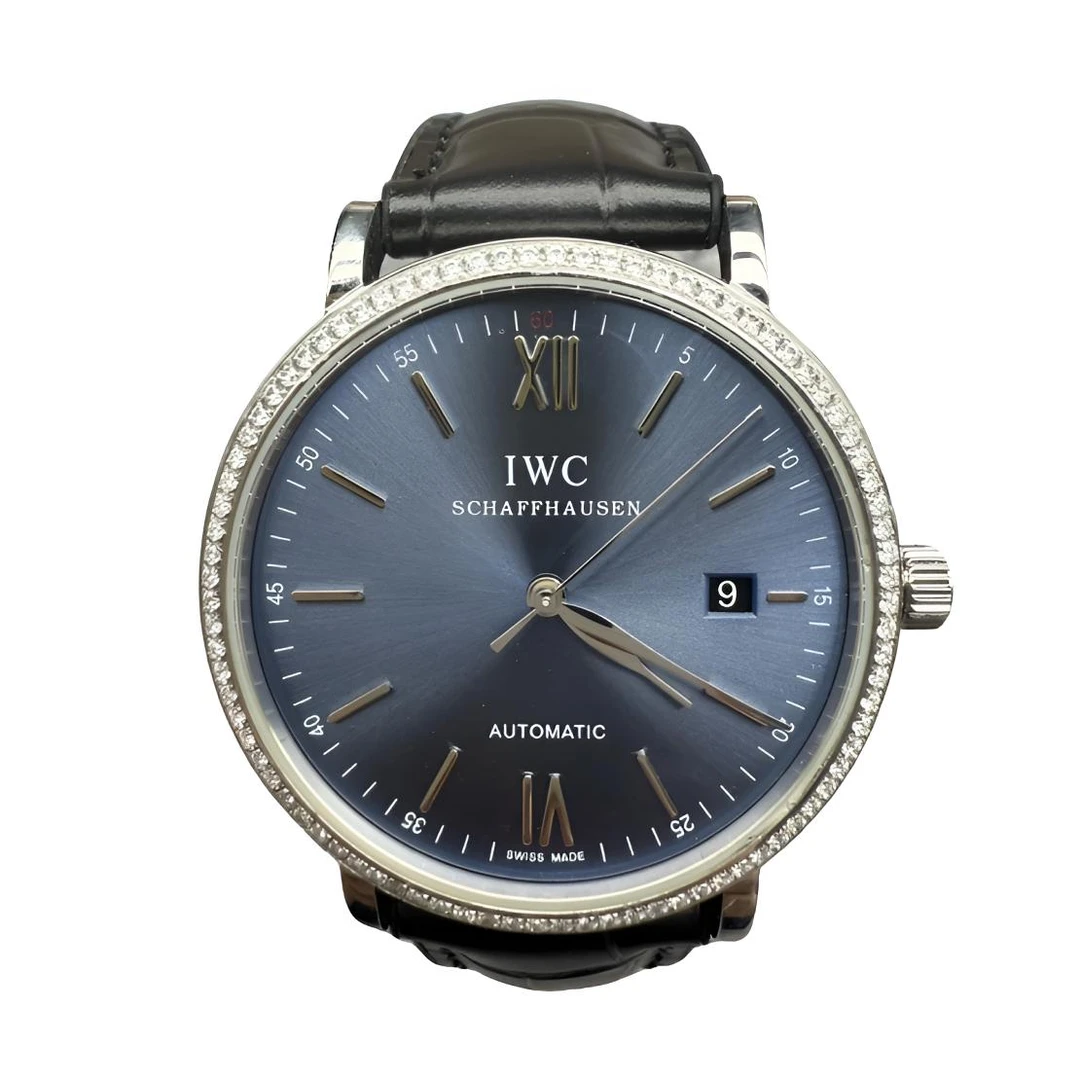 99新 IWC/万国 柏涛菲诺系列 自动机械/40MM 红60/后钻升级蓝盘
