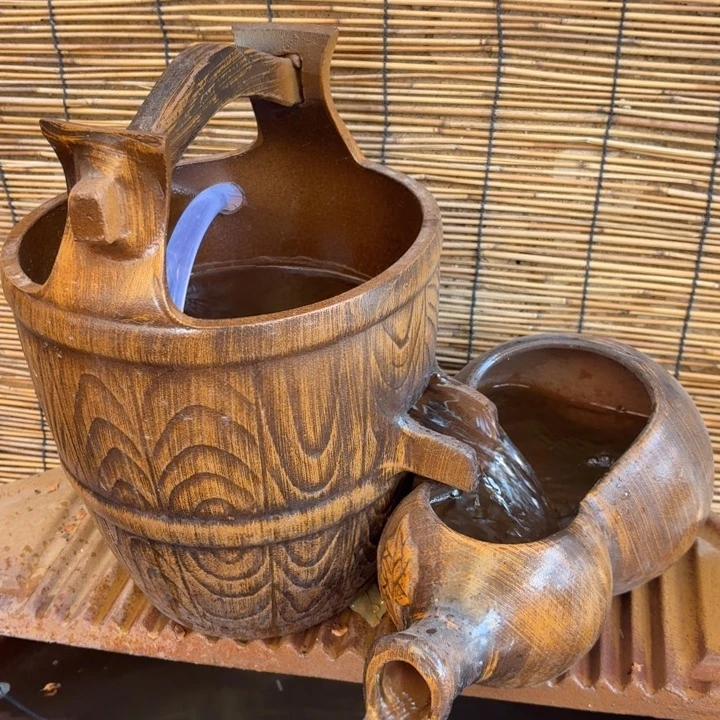 粗陶口径25/35，17/32/14➕15W水泵➕水管➕过滤棉