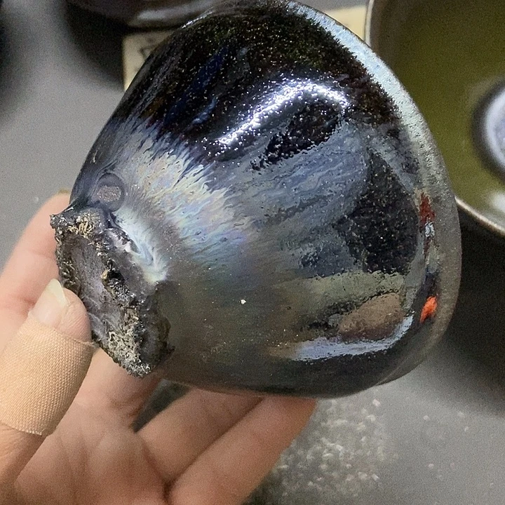茶盏355 建窑建盏磨底微瑕