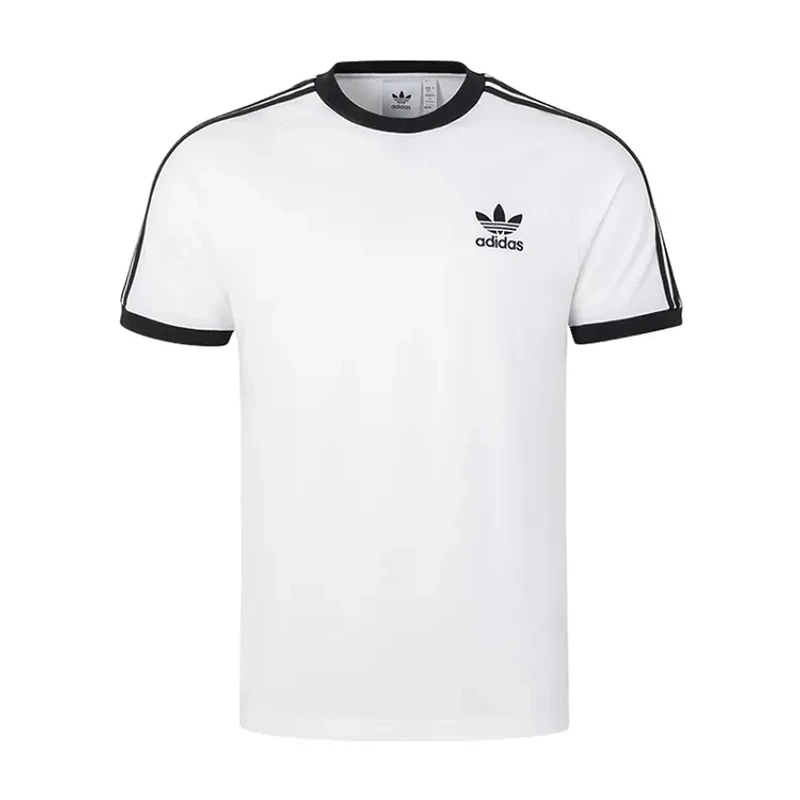 adidas/阿迪达斯三叶草3-STRIPES男子修身圆领T恤短袖KB2460