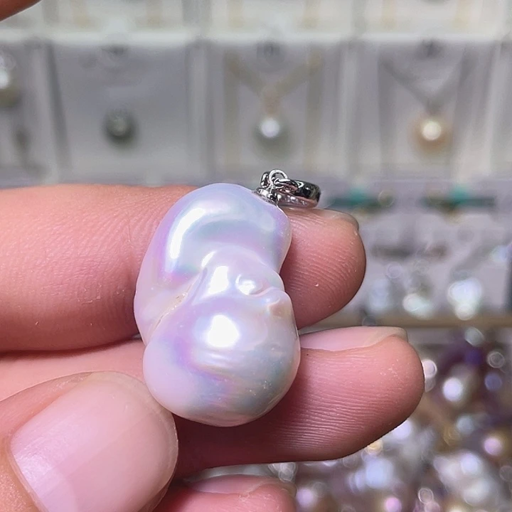 颈饰合金淡水珍珠32