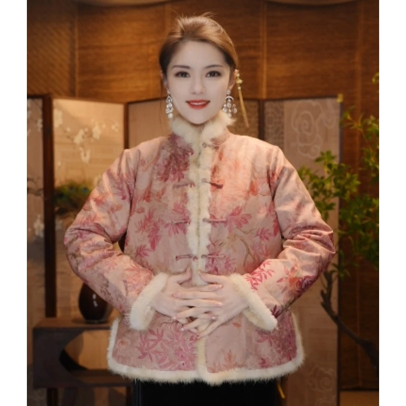 艳霞【秋冬加棉棉服外套】