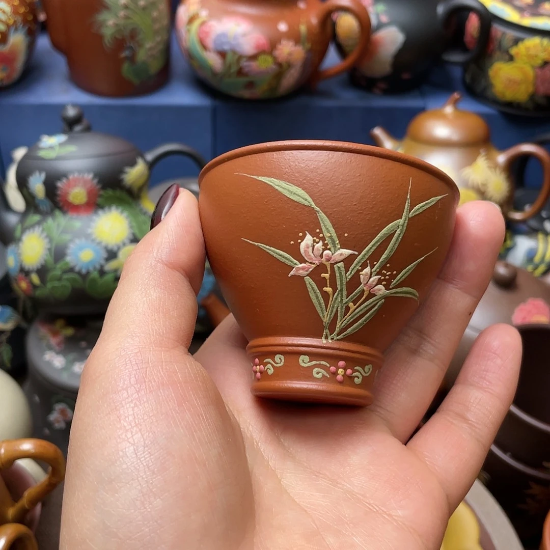 紫砂茶杯紫砂主人杯80cc