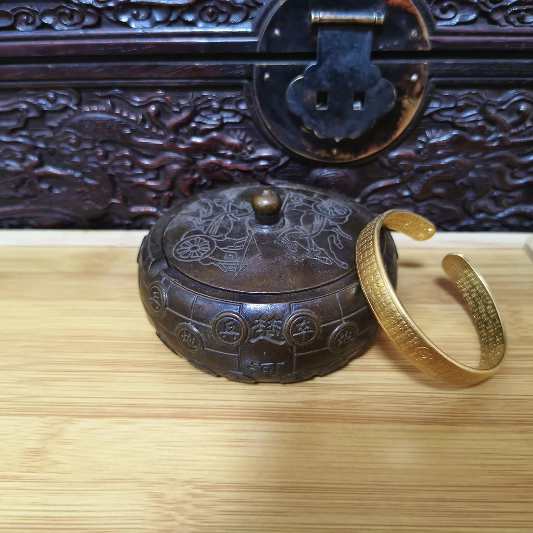家居饰品现代工艺品SS03精美摆件当代复古摆件刻字手镯一个