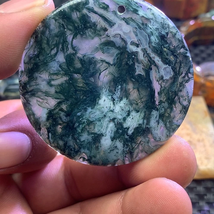 玛瑙/玉髓吊坠(赠链)未镶嵌林***员