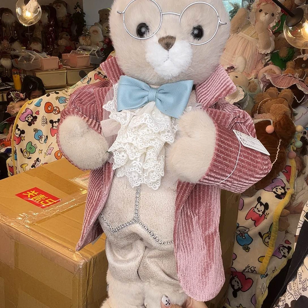 毛绒10号戴眼镜男兔子