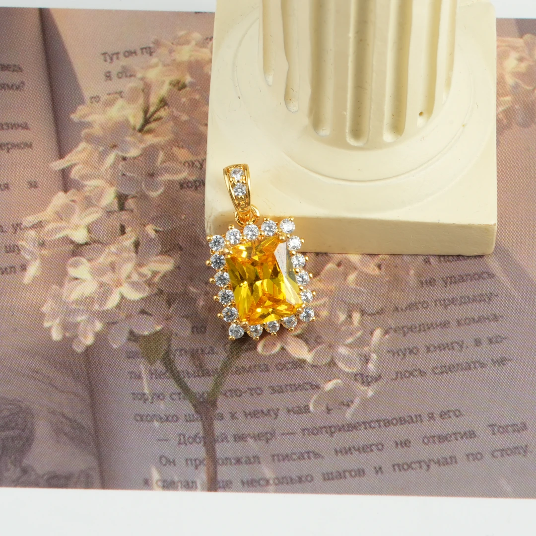 黄钻吊坠女款高货-DY5