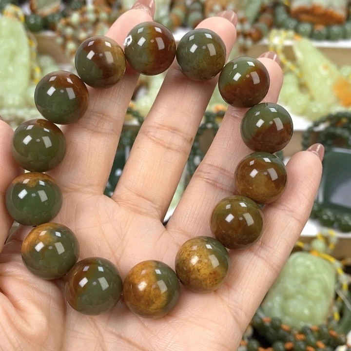 【闪购商品】透闪石质玉手串未镶嵌