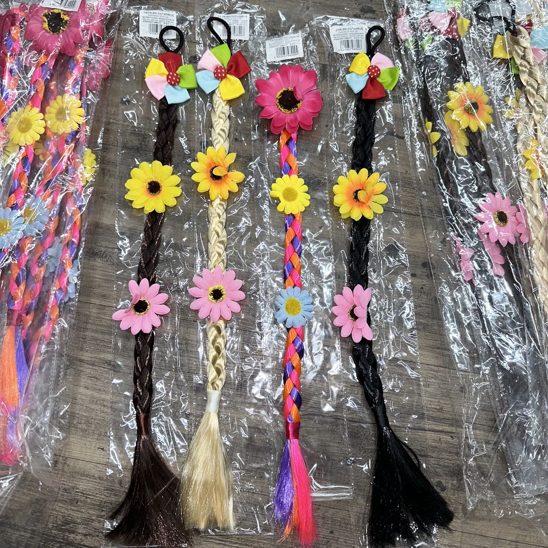 方啥特的东西！线下10一条，女孩子假发 发辫 皮圈