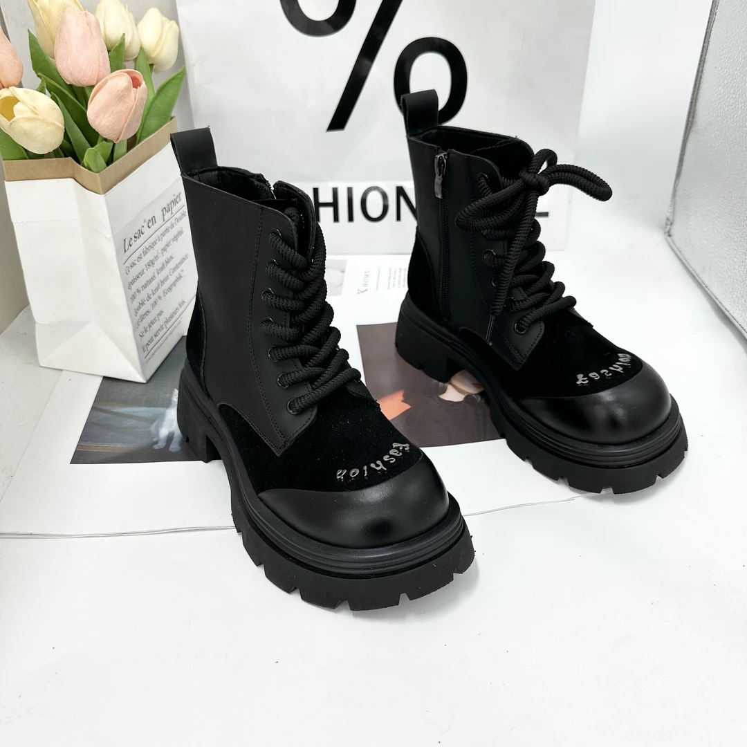 新款气质百搭潮流女款烟筒靴A/DDW/908-56