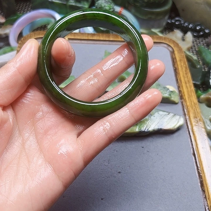 和田玉珠宝半成品未镶嵌K****j