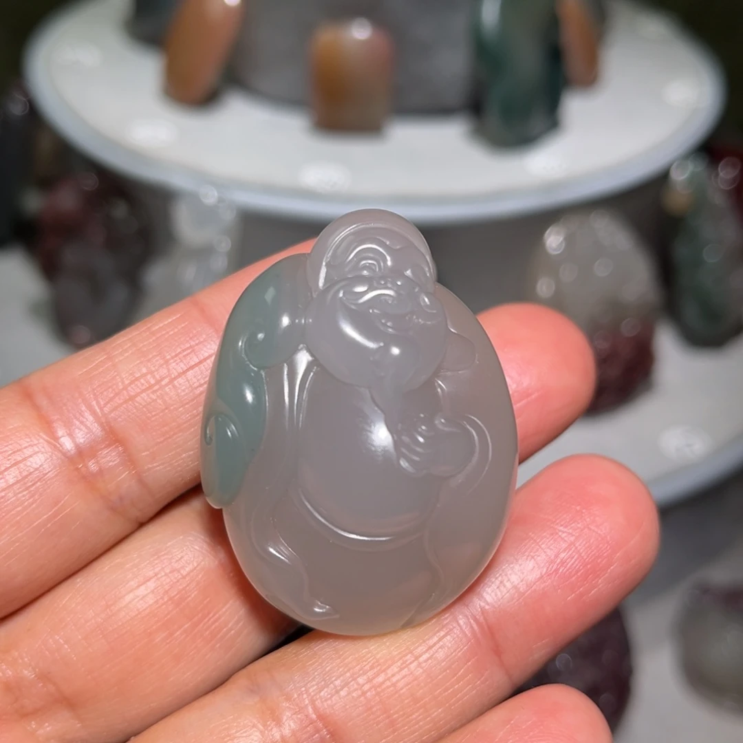 一***秀玛瑙/玉髓未镶嵌颈饰