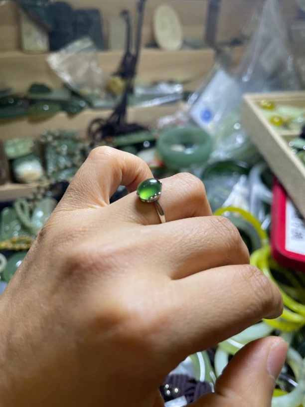 天然玉石帝王绿猫眼新品福利