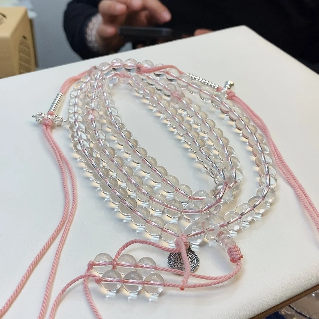 水晶手链未镶嵌原创设计108