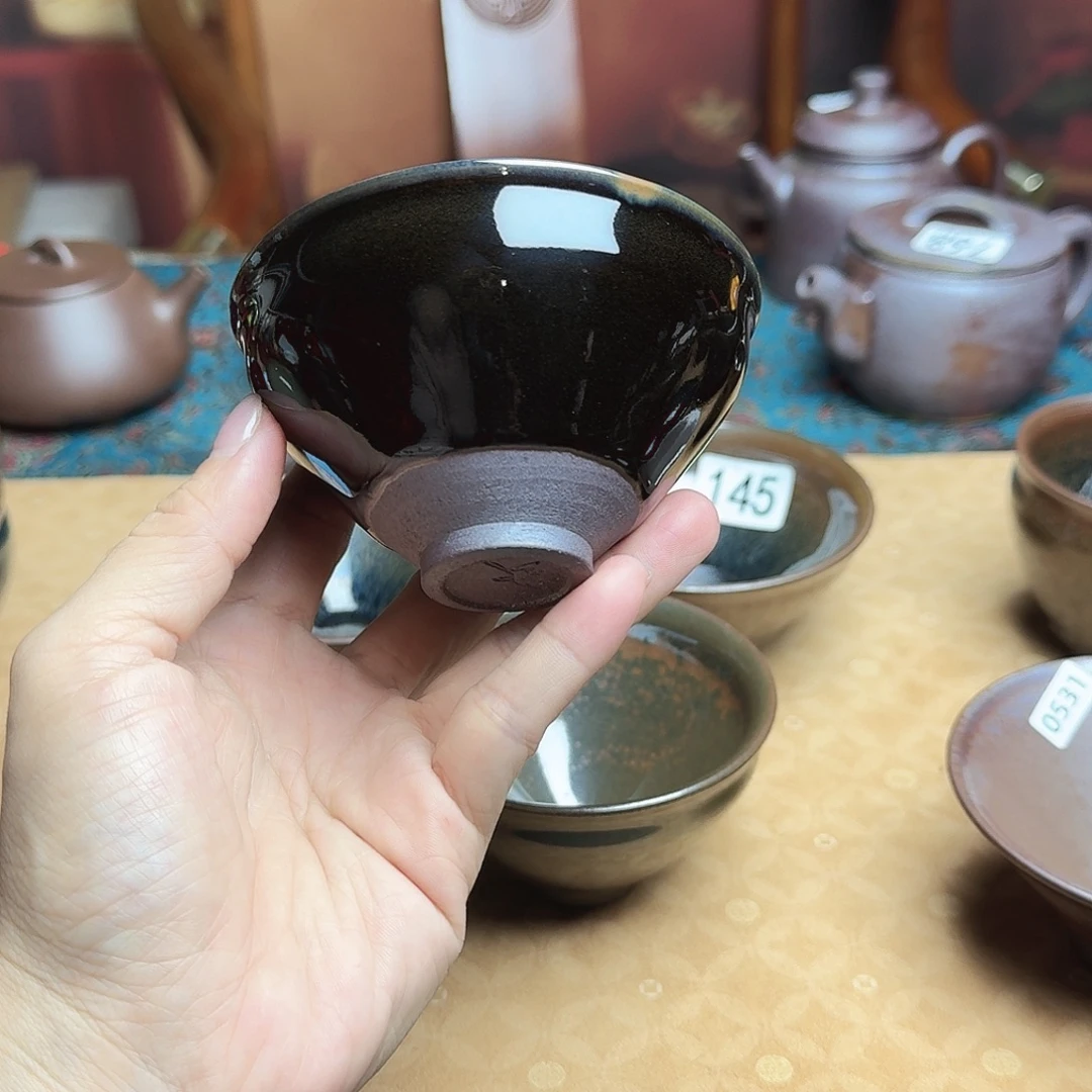 茶盏0502 柴烧手工主人杯