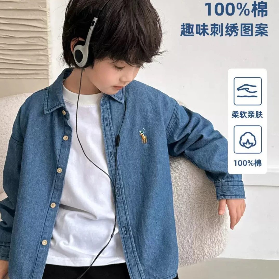 2025年新款儿童牛仔外套