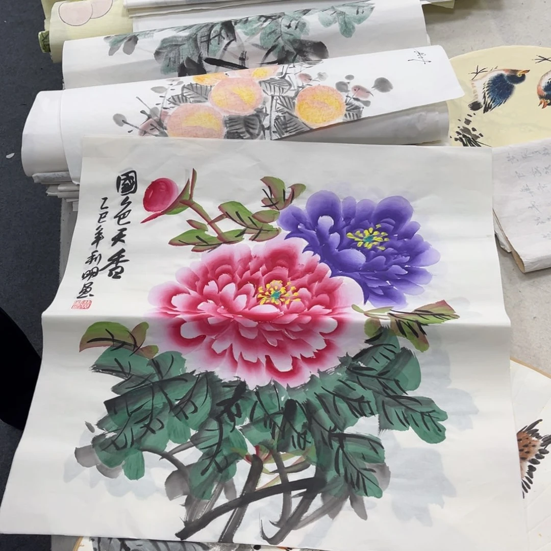 国画纯手绘字画国画作品欣赏