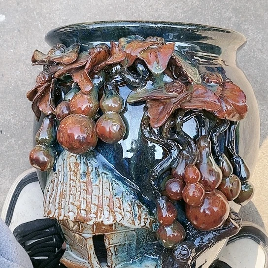 【闪购商品】紫砂花盆瑕疵25.31花盆