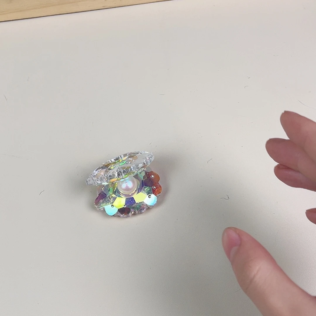 银S925镶嵌天然珍珠淡水珍珠