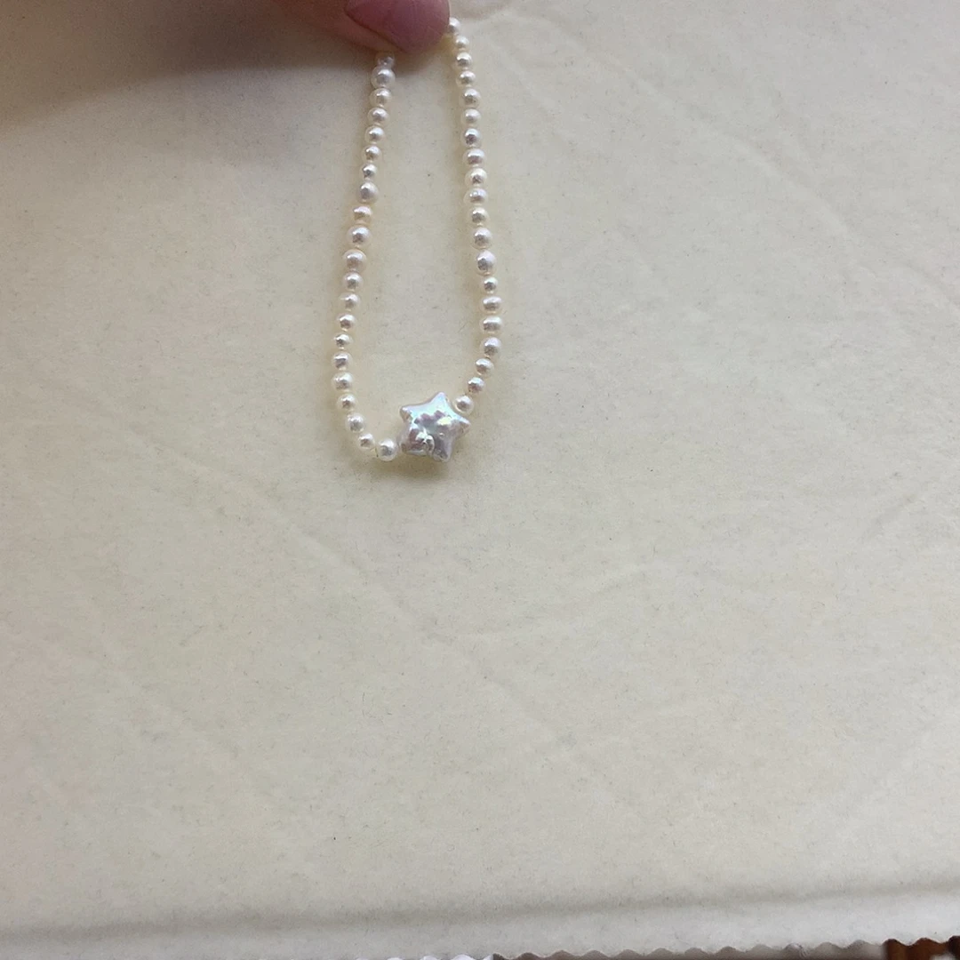 淡水珍珠耳饰银S925镶嵌