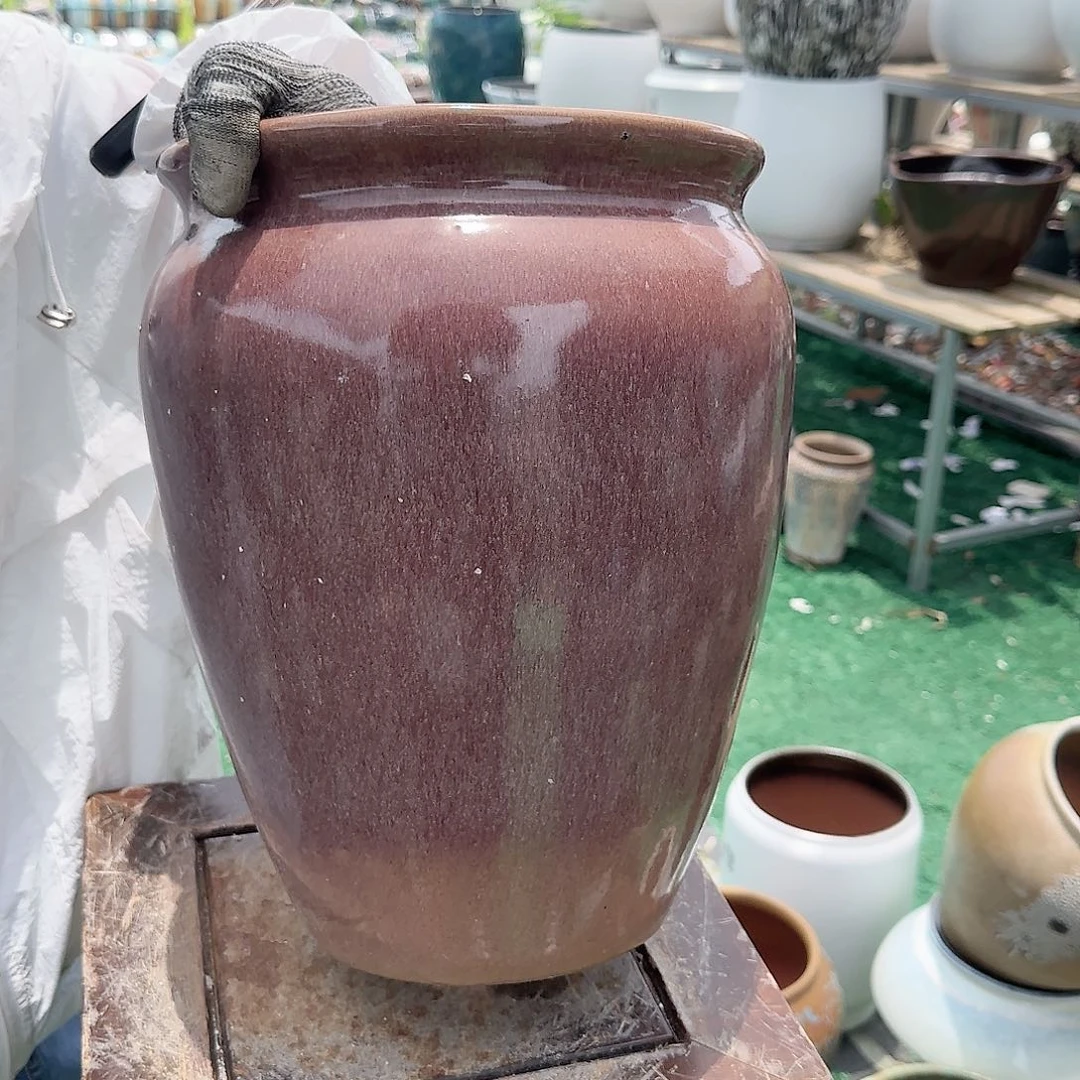 紫砂花盆王嫂花盆0630-716高33口25