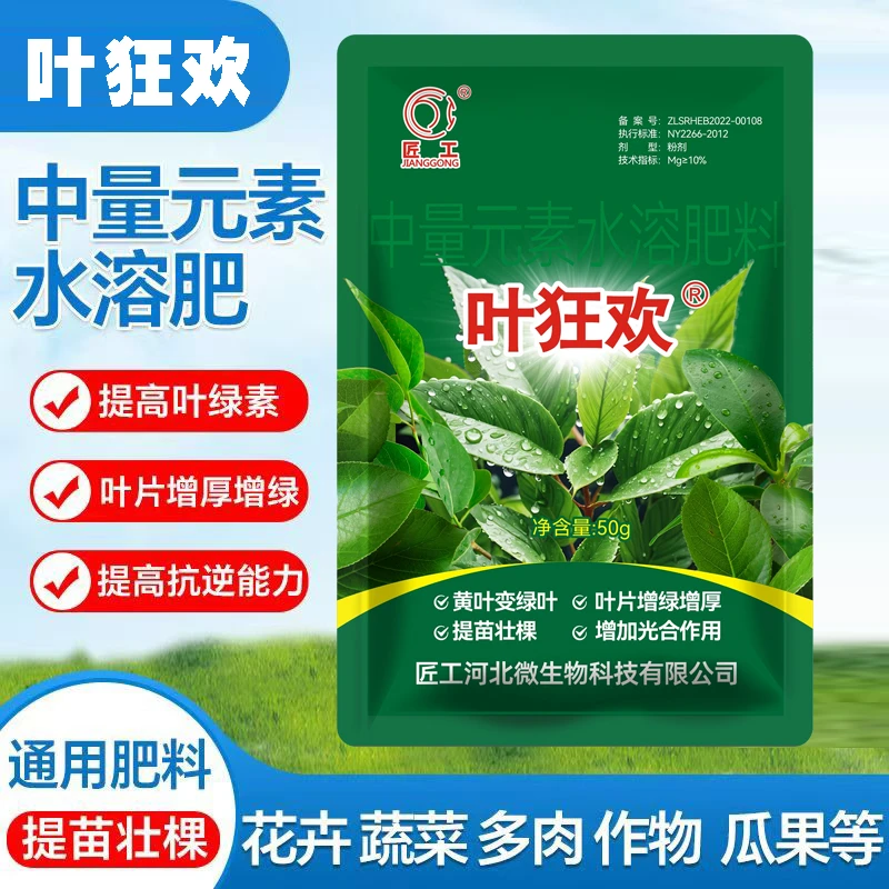 叶狂欢叶面肥 提苗壮棵 促生长助生根